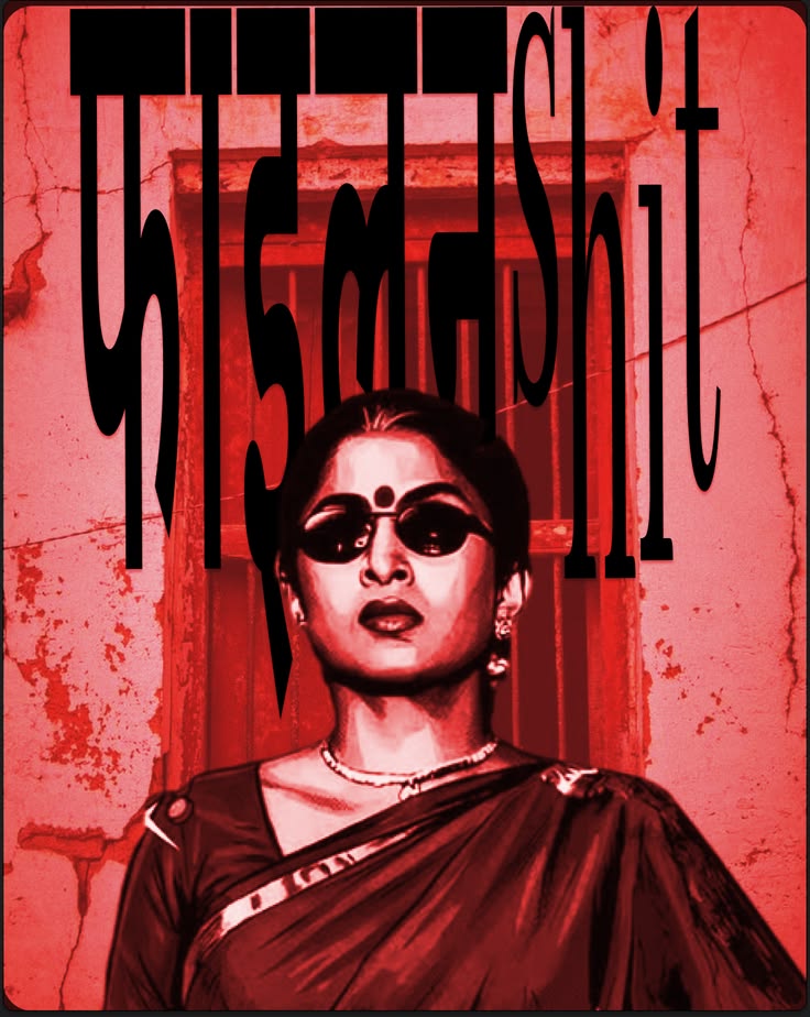 desi rebel bold typography album cover